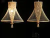 Bambú mimbre ratán paquete sombra lámpara colgante chino clásico Simple colgante lámpara de techo Avize LED Luminaria diseño MYY