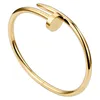 Braccialetti per polsini per unghie Braccialetti in rame per donna Gioielli Pulsera in oro Bracciale a vite in acciaio inossidabile Pulseiras Femininas