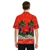 Männer Lässige Hemden 3d Gedruckt Kurzarm Hemd Männer Streetwear Marke Kleidung 2021 Sommer Hawaiianer Strand Aloha Party Camp Camisa Hombre