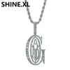 Luxury Designer Jewelry Women Charm Necklace Iced Out Zircon Letter GOARYD Pendant Necklace Mens Hip Hop Jewelry20134731888323