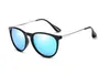 Moda Vintage Erika Okulary Mężczyźni Kobiety Designer Mirror Bands Marka Driving Sun Glasses 9B Z Case