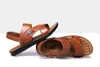 Hot Sale-Men slipper man sea play slipper gentleman leather sandal for men two usage zys06