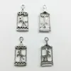 80pcs Carousel antique silver charms pendants jewelry DIY Necklace Bracelet Earrings accessories 33*15mm Customize Generation delivery