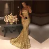 2019 Ny BLING Sliver Sequined Mermaid Prom Klänningar Enkel Strapless Open Back Arabic Plus Size Formell Afton Wear Party Gowns Custom