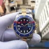 4 Kolor Super N Watch fabryczny 116613LB V7 ETA 2813 Automatyczny ruch Ceramiczny Bezel Sapphire 40mm Niebieski Dial 18k 116613 116610 Zegarki męskie