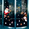 QSK10241 Autocollant mural de fenêtre en PVC de Noël