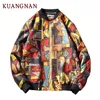 Kuangnan Japan Style Hip Hop Bomber Jacket Mężczyźni Odzież 2018 Japońska Streetwear Mężczyźni Kurtka Płaszcz 5xl Mens Kurtki i Płaszcze S191019