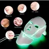 LED Hudföryngring Ansiktshals 7 Färger Ljus Ansiktsmask Med Hals Ansiktsvård Behandling Skönhet Anti Acne Terapi Whitening