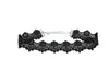 Moda Collar Colar Combinação Sexy Black Lace Chain Chain Designer de Veludo Woven Hook Flor Flor Jóias na moda 8 Pcs / Set