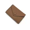 Wholesale leather wallet for women multicolor designer short wallet Card holder women purse classic zipper pocket Victorine