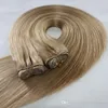 Malaysian virgin hair Straight piano color 27 613 blonde virgin hair Weave Bundles 100g 1pcs human hair extensions double weft