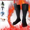 Battery Heated Unisex Electric Heating Long Socks Winter Feet Warmer Thermal8003110