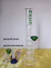 Sest Glass Bong Inline Percolator Double Cross Perc JM Flow Sci Glass Bong 3 Pinch Ice Catcher 18.8mm Female Joint Water Pipe