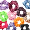 Nuevo caliente 36 piezas bandas elásticas de terciopelo para el cabello Scrunchy para mujeres o niñas accesorios para el cabello de alta calidad @ 32