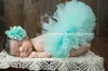 Nowonarodzone dziecko Tutu spódtne opaskę na głowę 16 stylów Nowonarodzone Pograph Props 2pcsset Baby Tutu Spódnica Baby Girls Pettiskir5359138