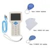 10 Frekvens RFID COPIER ID IC Reader Writer Copy med 30PCs 13.56MHz 125kHz Key Fob Hid UID-kort