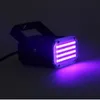 48 LED RGB UVホワイトストロボライトディスコDJパーティーホリデークリスマスミュージッククラブサウンドアクティブ化フラッシュステージ照明効果313S