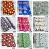 Christmas Wrapping Paper Christmas Decoration Gift Box DIY Package Paper Cartoon Santa Claus Snowman Deer Present Wrapping Paper XD22543