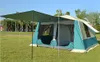 Ny ankomst 8-12 Person UltraRar Double Layer Vattentät Vindtät Super Strong Camping Tält Stort Gazebo