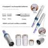 Wireless Derma Pen Ultima A6 Microneedle Dermapen Dermastamp Meso 12 Needles Dr.pen Replaceable Cartridge EU/US/UK/AU plug