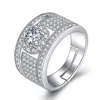 Kristall CZ Diamant Ringe Paare Verlobungsring Braut Eheringe für Damen Mode Zirkonia Ringe Party Schmuck Liebhaber Geschenke