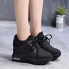 Hot Sale-Women Platform Wedge heels casual shoes Breathable Mesh High Heel Autumn Casual Shoes Height Increasing Woman Outdoor