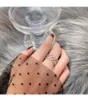 Open Ring Lace Mesh Female Personality Design Fashion Light Luxury Web Celebrity Index Finger Ring Adjustable Cold Wind Ring