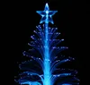 Fast Shipping 300Pcs Colorful LED Fiber Optic Lamp Christmas Tree Nightlight Children Party Accessories Gift SN608