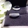 18K Gold Diamond Ring Engagementwedding 0.5CT Natural Real Diamond Ring Jewely Have Certificate 09 T200411