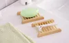 100PCS Natural Bamboo Trays Wholesale Wooden Soap Dish Wooden Soap Tray Holder Rack Plate Box Container for Bath Shower Bathroom