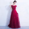 Свадебное вечернее платье невесты красное Qipao Long Princess Prom Plant Sexy Cheongsam китайское платье 2017 Осенние традиционные платья 2017