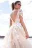 2020 New Llorenzorossib Ridal Wedding Dresses Wish Sash Sexy Backless Custom Made Bridal Gowns Applique Detachable Mermaid Wedding Dress 580
