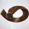 Elibess 200st 0.8g St Indian Remy 이탈리아 케라틴 힌트 헤어 v 팁 머리 확장 16 ''18 "20"22 "24"