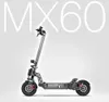 Mx60 Mercane 2400w (5400w) 60v 10/20ah pneus tubulaires de 11 pouces batterie amovible haute capacité Double effet double frein à disque skateboard