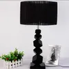 Schwarze Kristall-Tischlampen, moderne Lampen, Persönlichkeit, Kristall-Schlafzimmer-Tischlampe, kreative einfache Tischlampen für Schlafzimmer, E27