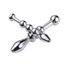 Penis Plug Metal Urethral Dilator Stainless Steel Male masturbation urethra Sounding Stimulation Adult Sex Toys Product For Men6671807