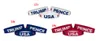 23 types TRUMP Make America Great Again Letter Silicone Wristband Rubber Bracelet Trump Supporters Wristband Bracelets Basketball bracelet