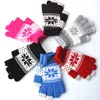 Gants de flocon de neige de noël pour femme, à la mode, pour écran tactile, hiver, chaud, tricot, mitaine, cadeau de fête, DA079