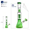 Grace narguilé verre Bong mode conçu bobine percolateur conduite d'eau avec protection contre les éclaboussures sur verre 14mm Downstem