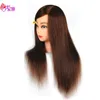 ヘアトレーニングを備えたマネキンヘッドオートドレスドールドールマネキンヒューマンヘッドトレーニング女性ウィッグダミーヘア546039350165