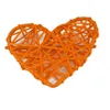 Julekorationer 5st 10 13 16cm Rattan Heart Sepak Takraw för födelsedagsfest Home Wedding Decoration Ball231K