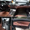 لسيارات BMW 5 Series F10 F11 2011-2017 الداخلية لوحة التحكم المركزية مقبض الباب ملصقات ألياف الكربون الشارات ملحقات تصفيف السيارة