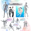 Type d'anime he She Ferrite Figures de dessin mobile Modèle Toys Body Chan Pvc Action Figure Doll Collectible Y200106283X