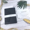 Muhteşem siyah lazer düğün davetiye özelleştirilmiş göbek bant, ekleme ve RSVP kartı, ücretsiz tasarım