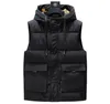 Giacche invernali Casual Gilet spessi da uomo Cappotti con cappuccio senza maniche da uomo Gilet da uomo imbottito in cotone caldo e tascabile