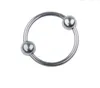 Latest Male Stainless Steel Penis Delayed Gonobolia Ring With Two Slideable Beads Metal Cock Ring Jewelry Adult BDSM Sex Toy For G4140861