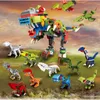 24 scatole in un set di blocchi di assemblaggio di uova di dinosauro regalo per bambini piccole particelle adatte a giocattoli puzzle