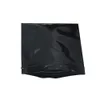 En gros 5 * 7 cm (2 '' x 2,75 '') Petit sac à fermeture éclair en plastique noir Grip Seal Zip Lock Bag Réutilisable Zipper PE Plastic Opaque Package Bag