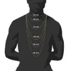 Men039S Hip Hop Bling Bling Iced Out Tennis Chain 15mm ketting Luxe Clastic Silvergold Color Men Cuban Link Fashion Jewelry9219847