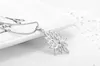 Fashion-Ladies crystal zircon Bridal Necklace Earrings set two piece set